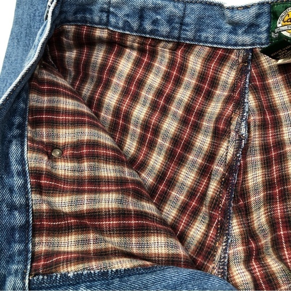 Vintage Cabela’s flannel lined mom jeans 12 - Picture 7 of 9